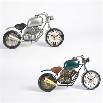 Klasik Motor Tasarımlı Masaüstü Saat