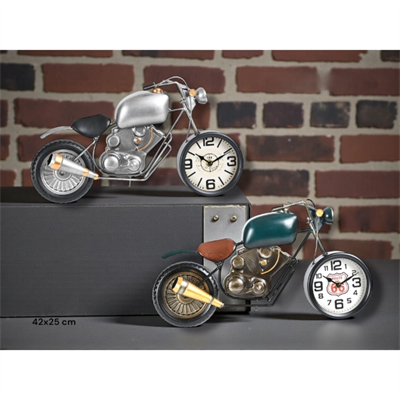 Klasik Motor Tasarımlı Masaüstü Saat