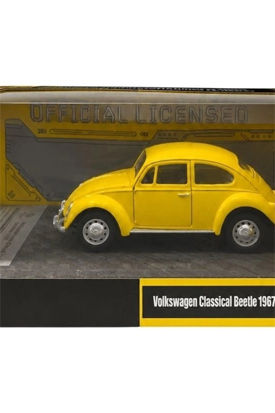 Klasik Volkswagen Beetle Diecast Model Araba 1/32 Ölçekli Koleksiyonluk BX-313419