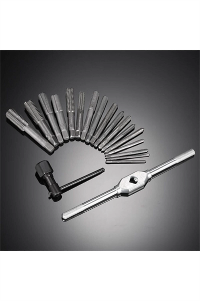 Klavuz 40 Parça Klavuz Açma Seti Pafta Seti Metrik Set Kılavuz Pafta Full Set