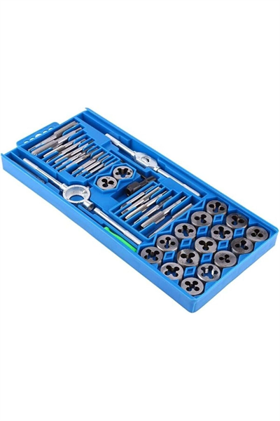 Klavuz 40 Parça Klavuz Açma Seti Pafta Seti Metrik Set Kılavuz Pafta Full Set