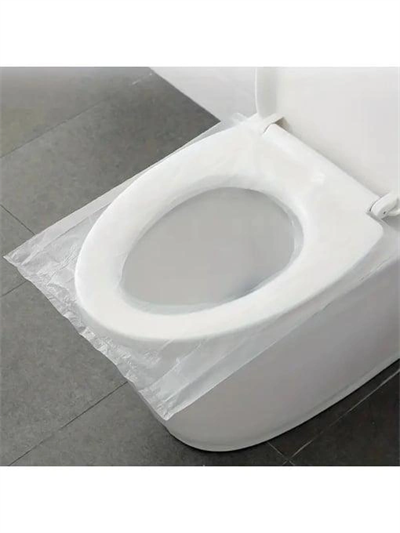 Klozet Kapağı Örtüsü Poşeti - Hijyenik Tek Kullanımlık - 200 Adet
