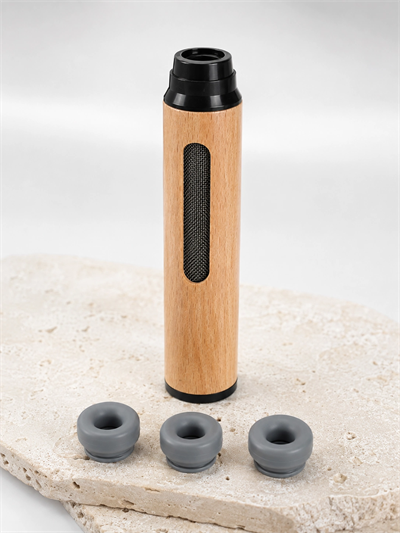Kokusuz Dumansız Taşınabilir Cep Küllüğü 3 Uçlu Kompakt Ahşap Görünümlü Tasarım