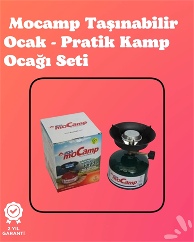 Kolay Ayarlanabilir Alevli ve Güvenli Metal Kamp Ocağı