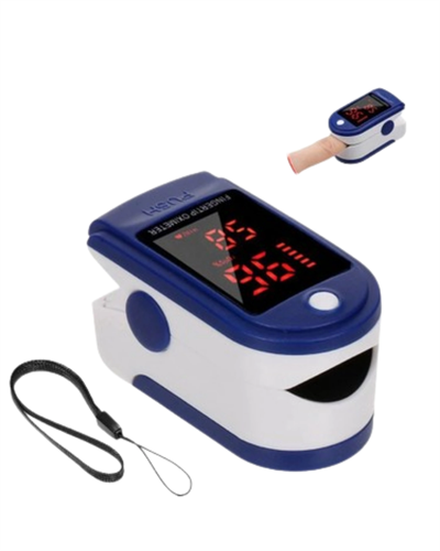 Kolay Kullanımlı Parmak Tipi Pulse Oksimetre Ev Tipi Kullanım