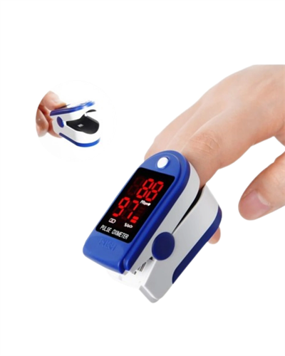 Kolay Kullanımlı Parmak Tipi Pulse Oksimetre Ev Tipi Kullanım