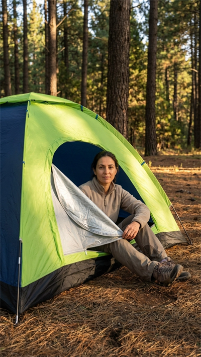 Kolay Kurulumlu Pratik Kamp Çadırı 6 Kişilik  (220x250x150)