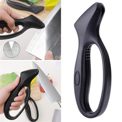 Kolay Tutuş Saplı Paslanmaz Çelik Manuel Bıçak Bileme Aleti (3936)