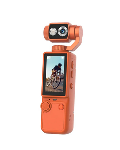 Kompakt 4K Gimbal Kamera 180 Derece Döner Başlık Stabil Video ve Vlog Uyumlu