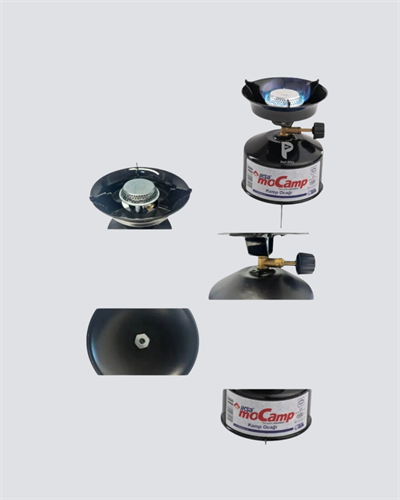 Kompakt Kamp Ocağı Seti Gaz Tüplü Ayarlanabilir Alevli 400g Hafif Tasarım