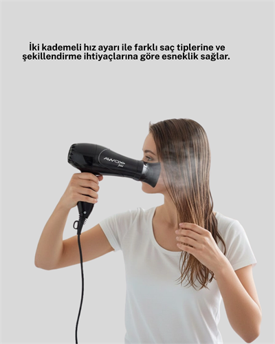 Kompakt Katlanabilir Saç Kurutma Makinesi Ev ve Seyahat Uyumlu