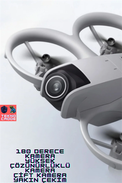 Kompakt Kumandalı Drone, 50 Metre Uçuş Mesafesi ve 480P Kamera Özelliği ile Gri Renk Seçeneği