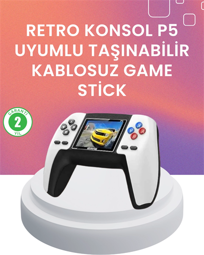 Kompakt Retro Oyun Konsolu | P5 GamePad ile Eski Günlere Dönün