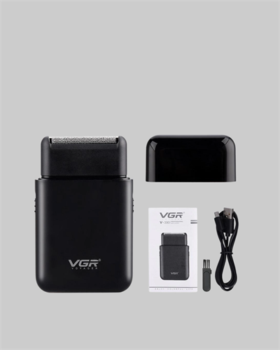 Kompakt Şarjlı Tıraş Makinesi Çift Yönlü Bıçaklı 45 Dakika Kullanım Süreli