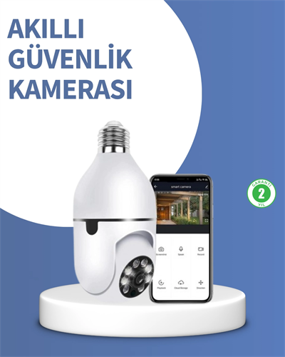 Kompakt Tasarımlı Gece Görüşlü Kablosuz Kamera