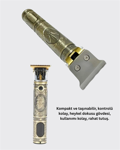 Kompakt Tasarımlı, Uzun Pil Ömürlü Saç Sakal Kesme Makinesi