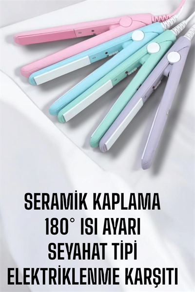 Kompakt ve Hafif: Elektriklenme Karşıtı Mini Saç Düzleştirici