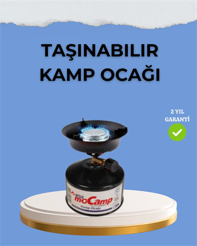 Kompakt ve Hafif Kamp Ocağı Seti Gaz Tüplü