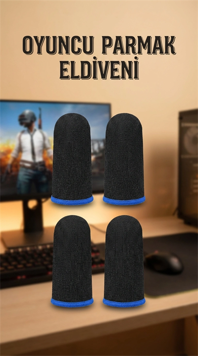 Konforlu Parmaklık Oyuncu Eldivenleri Dayanıklı Yapı Hassas Kontrol