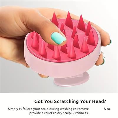 Konik Uçlu Saç Masaj Fırçası (Asortili) (3936)