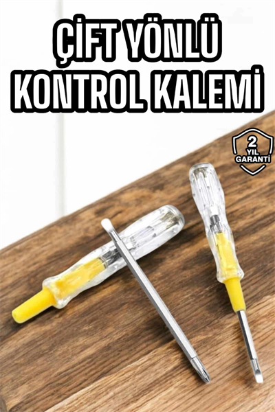 Kontrol Kalemi Nikel Kaplama Çift Başlıklı Test Cihazı