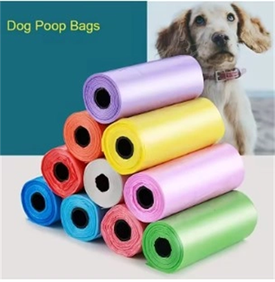 Köpek Dışkı Poşeti 4lü Düz Renk Set Bx40