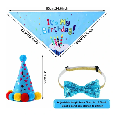 Köpekler İçin Doğum Günü Partisi Seti