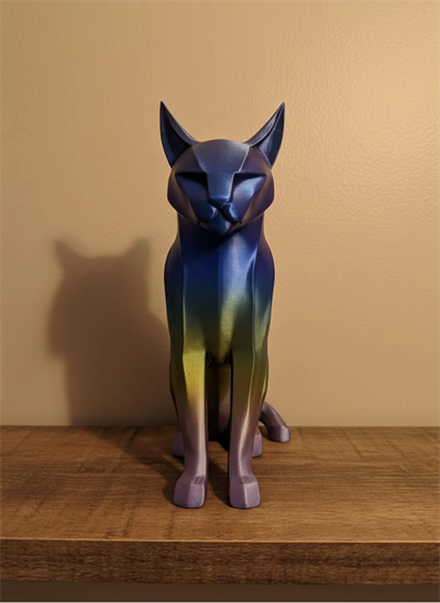 Koyu Rainbow Kedi Biblo Modern Salon ve Raf Dekoru