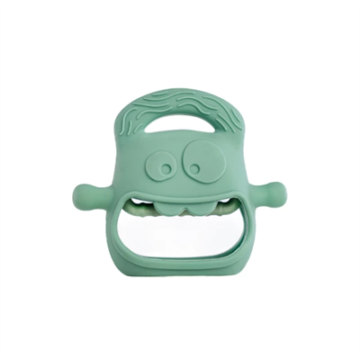 Koyu Yeşil Bebek Silikon Diş Kaşıyıcı