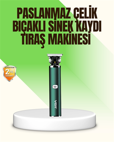 Koyu Yeşil Profesyonel Metal Gövdeli Saç Kesme Makinesi