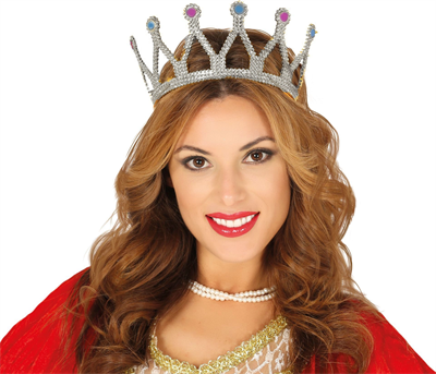 Kraliçe Tacı Gümüş Renk