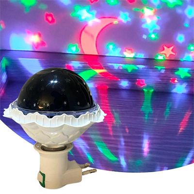 Kristal Gökyüzü Modlu Yıldızlı Hareketli 360 Derece Dönen Kristal Led Ampül Bx40