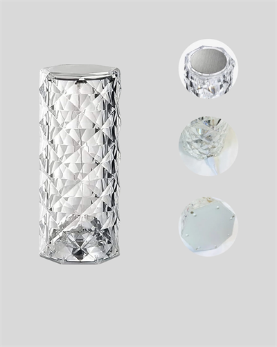 Kristal RGB LED Masa Lambası – Renkli Kumandalı Işık, Dekoratif ve Enerji Tasarruflu