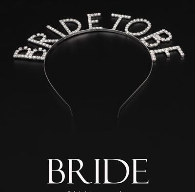 Kristal Taşlı Gümüş Renk Bride To Be Gelin Tacı (3936)