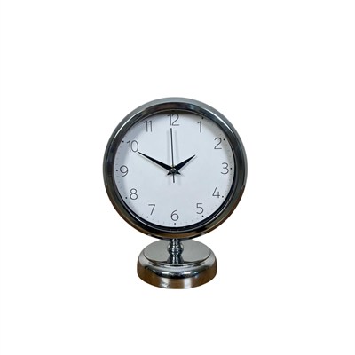 Krom 25 x 20 Cm Metal Standart Masa Saati