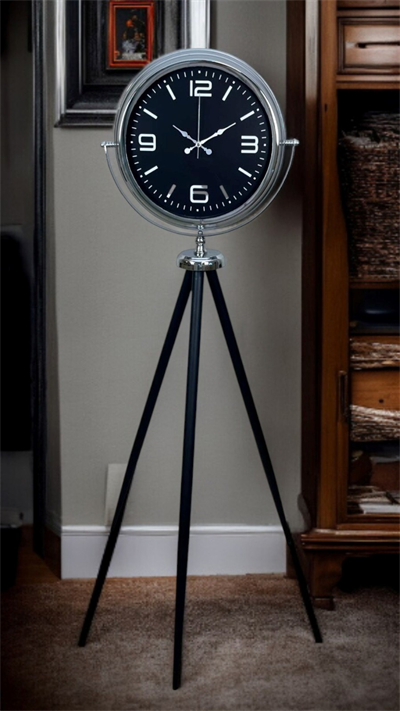 Krom Asil Tripod Ayaklı Saat