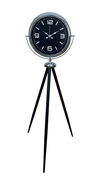 Krom Asil Tripod Ayaklı Saat