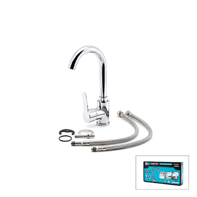 Krom Delta Lavabo Bataryası Aç Kapa Ktx-2639 Bx40