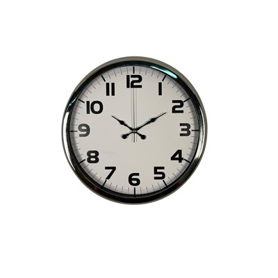 Krom Prime 40 Cm Metal Duvar Saati