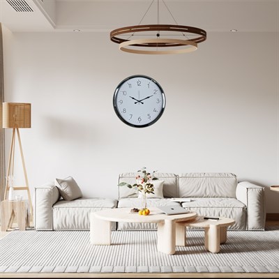 Krom Sade 52 x 52 Cm Duvar Saati