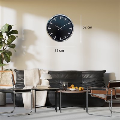 Krom Shadow Prime 52 x 52 Cm Duvar Saati