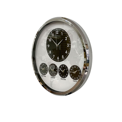 Krom Şık 52 Cm Dünya Saati
