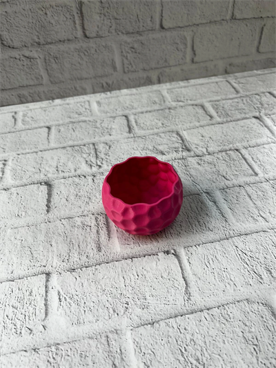 Küçük Boy Mor Saksı 5 cm Şık ve Minimal Dekoratif Tasarım