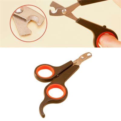 Küçük Çelik Uçlu Kedi Köpek Evcil Hayvan Tırnak Makası Pati Bakım Aleti Ergonomik Kaymaz Sap Bx40