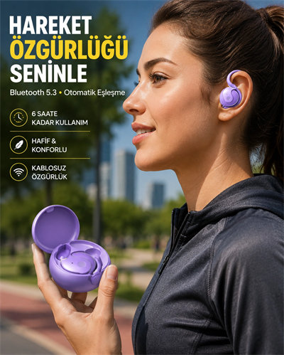 Kulak Arkası Bluetooth Kulaklık, Gürültü Azaltma