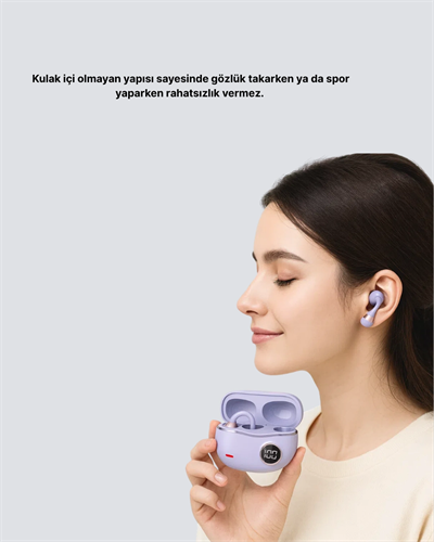 Kulak Arkası Klipsli Bluetooth Kulaklık YXG10 Silikon Malzemeli Ergonomik