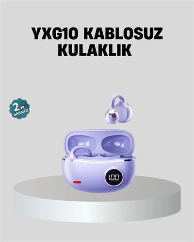 Kulak Arkası Klipsli Bluetooth Kulaklık YXG10 Silikon Malzemeli Ergonomik
