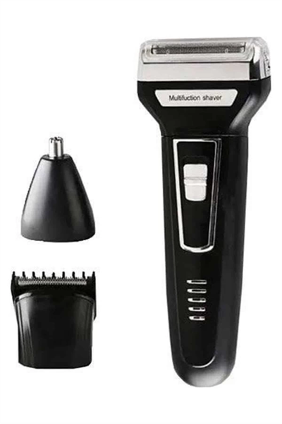 Kulak Burun Kıl Kesme Ense Yanak Tıraş Seti 3 Başlıklı Profesyonel