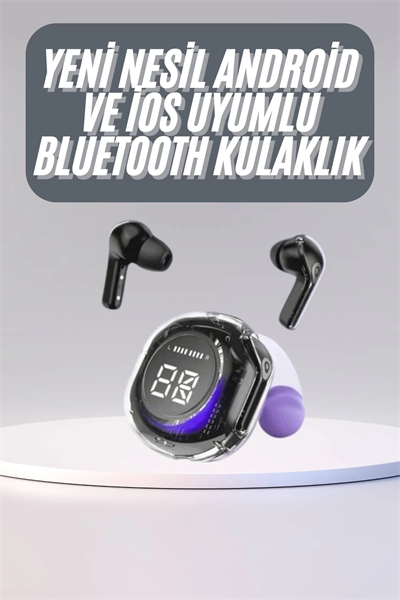 Kulak İçi Bluetooth Kulaklık ANC ENC Özellikli Şarj Göstergeli Kablosuz Kulaklık