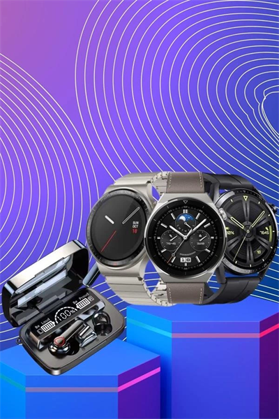 Kulak İçi Kablosuz Bluetooth Kulaklık ve NFC ve GPS Özellikli Akıllı Saat Alarm ve Titreşim